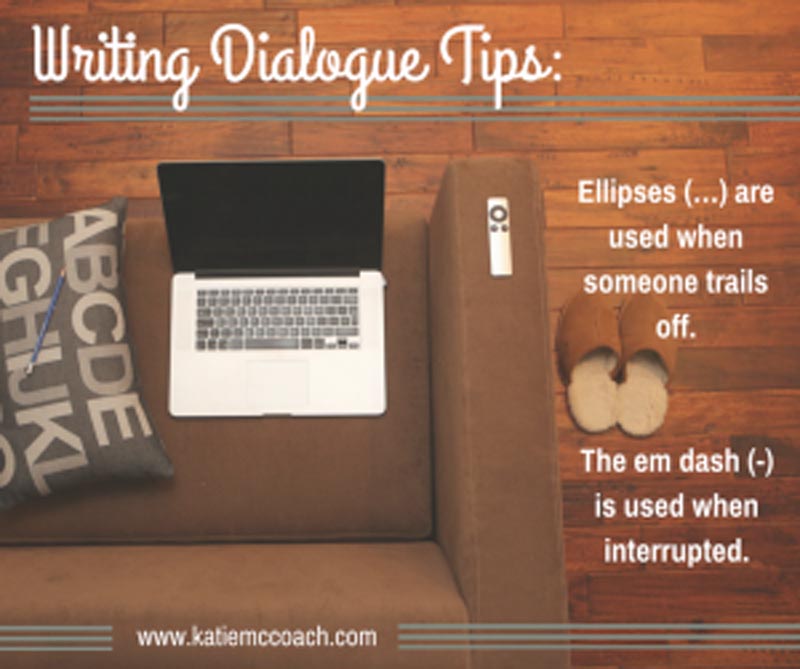 Writing dialogue tips - Katie 6